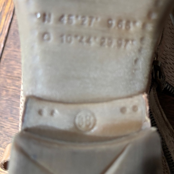 AS 98 size 38 short beige booties - Picture 5 of 11